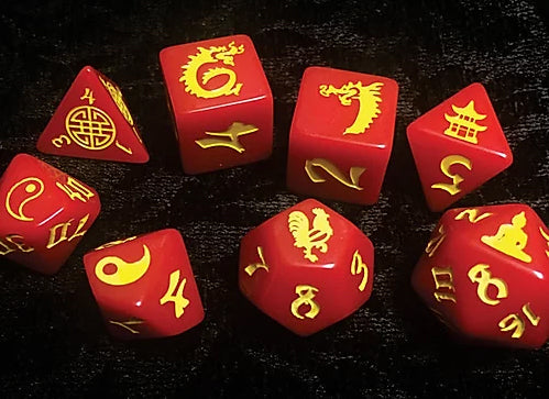 Black Oak Workshop Double Dragon 8ct Polyhedral Set  Other   