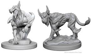 D&D Nolzur's Marvelous Unpainted Miniatures: Blink Dogs Miniatures WizKids   