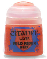 Citadel Layer Wild Rider Red Paints Games Workshop   