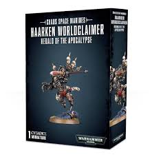 Warhammer 40K Chaos Space Marines: Haarken Worldclaimer, Herald of the Apocalypse Miniatures Games Workshop   