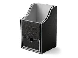 Dragon Shield Nest+ 100 Deck Box Black/Light Grey Supplies Arcane Tinmen   