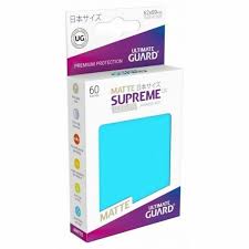 Ultimate Guard 60ct Japanese Size Supreme UX Matte Sleeves Light Blue (10596) Home page Ultimate Guard   