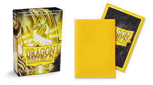 Dragon Shield Matte Japanese Size Sleeves 60ct Yellow (11114) Supplies Arcane Tinmen   