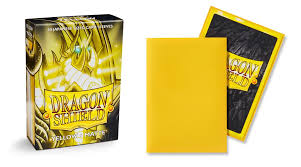 Dragon Shield Matte Japanese Size Sleeves 60ct Yellow (11114)  Arcane Tinmen   