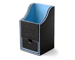 Dragon Shield Nest+ 100 Deck Box Black/Blue (40203) Supplies Arcane Tinmen   