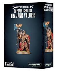 Warhammer 40K Adeptus Custodes: Captain-General Trajann Valoris Miniatures Games Workshop   