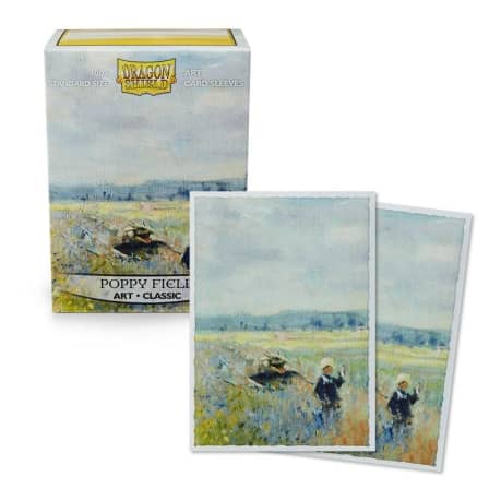 Dragon Shield Classic Art Standard Sleeves 100ct Poppy Field (12018) Supplies Arcane Tinmen   