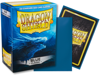 Dragon Shield Classic Blue Sleeves 100ct (10003) Supplies Arcane Tinmen   