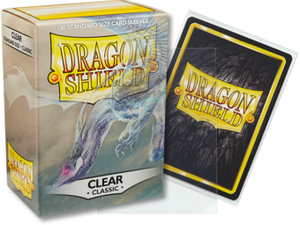 Dragon Shield Classic Clear Sleeves 100ct (10001) Supplies Arcane Tinmen   