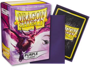 Dragon Shield Classic Purple Sleeves 100ct (10009) Home page Arcane Tinmen   