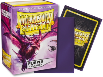 Dragon Shield Classic Purple Sleeves 100ct (10009) Supplies Arcane Tinmen   