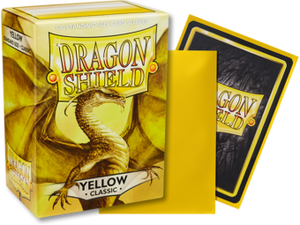 Dragon Shield Classic Yellow Sleeves 100ct (10014) Home page Arcane Tinmen   