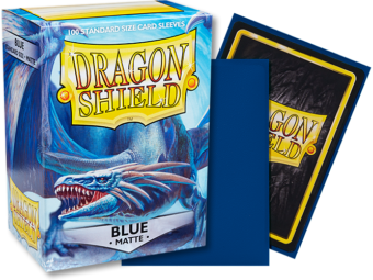 Dragon Shield Matte Standard Sleeves 100ct Blue (11003) Supplies Arcane Tinmen   