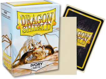 Dragon Shield Matte Standard Sleeves 100ct Ivory (11017) Supplies Arcane Tinmen   