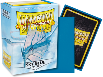 Dragon Shield Matte Standard Sleeves 100ct Sky Blue (11019)  Arcane Tinmen   