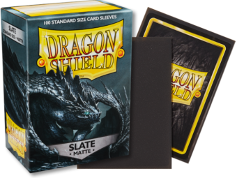 Dragon Shield Matte Standard Sleeves 100ct Slate (11027) Home page Arcane Tinmen   