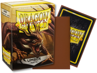 Dragon Shield Matte Standard Sleeves 100ct Umber (11011) Supplies Arcane Tinmen   