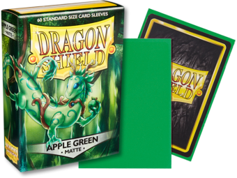 Dragon Shield Matte Standard Sleeves 60ct Apple Green (11218) Supplies Arcane Tinmen   