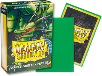 Dragon Shield Matte Japanese Size Sleeves 60ct Apple Green (11118) Supplies Arcane Tinmen   