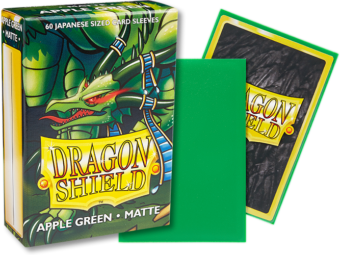Dragon Shield Matte Japanese Size Sleeves 60ct Apple Green (11118) Home page Arcane Tinmen   