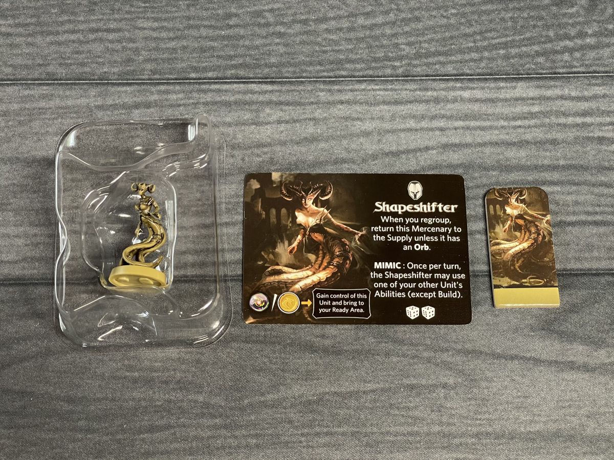 Dwellings of Eldervale Shape Shifter Mercenary Board Games Breaking Games