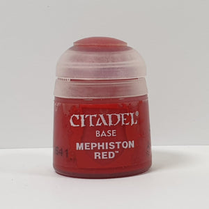 Citadel Base Mephiston Red Paints Games Workshop   
