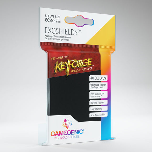 Gamegenic Keyforge Exoshields Tournament Sleeve Home page Asmodee   