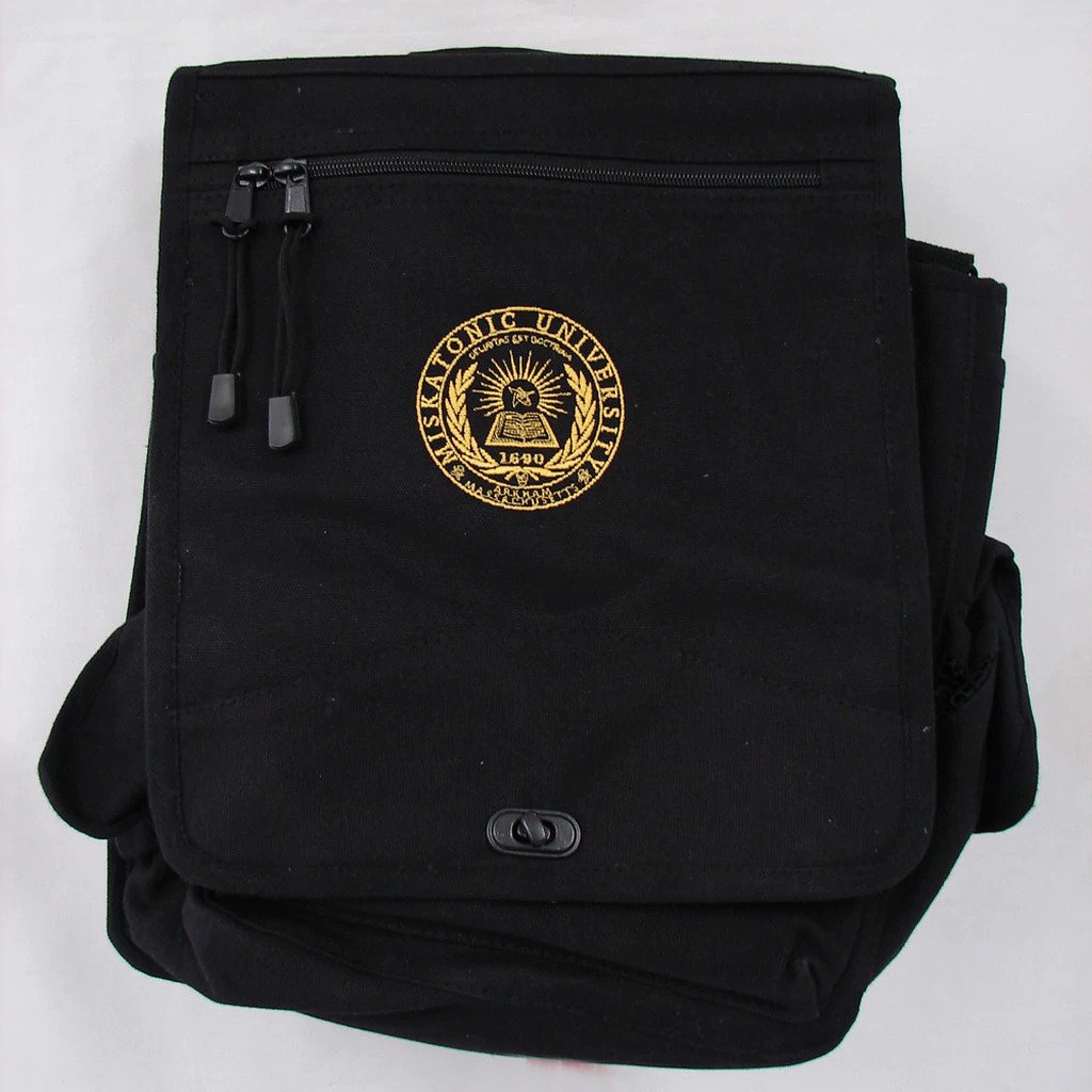 Miskatonic University Black Engineer Bag Clothing & Accessories Other   