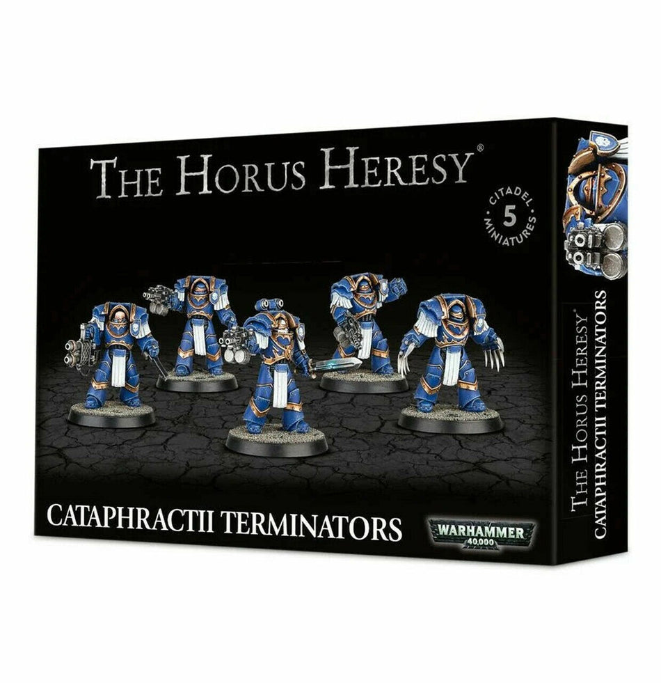 Warhammer 40K Space Marines: Cataphractii Terminators Miniatures Games Workshop   