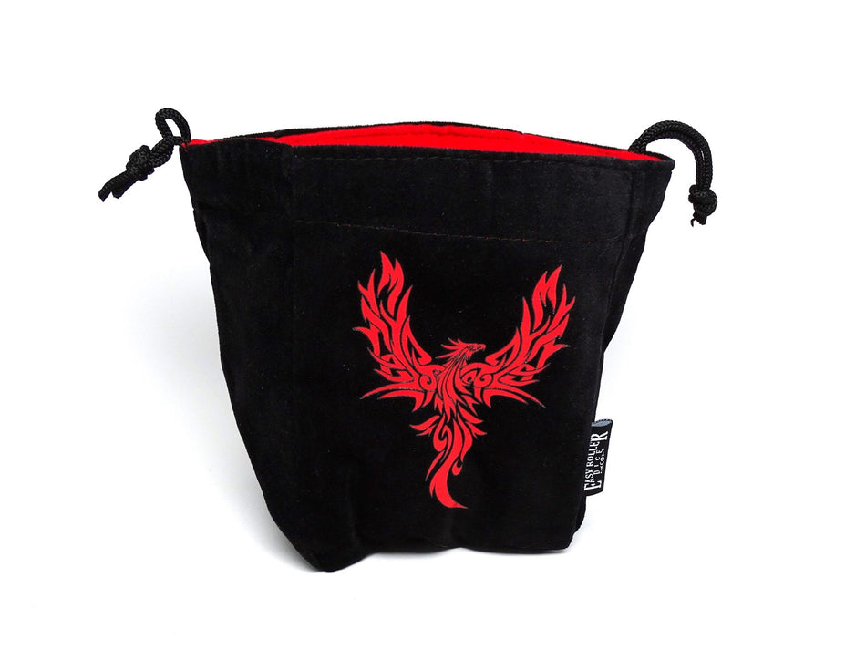 Easy Roller Phoenix Reversible Microfiber Self-Standing Large Dice Bag Supplies Easy Roller Dice