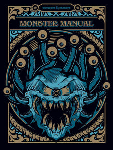 D&D 5e Monster Manual - Limited Edition Hobby Shop Cover Home page Wizards of the Coast   