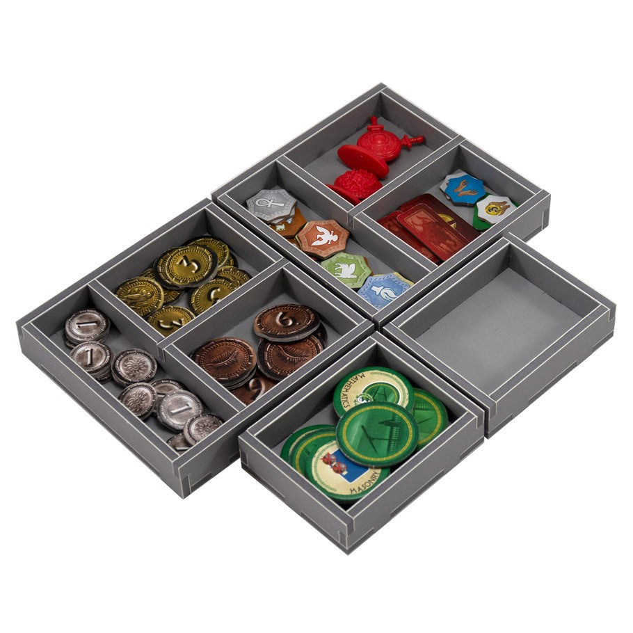Folded Space Box Insert for 7 Wonders Duel & Pantheon Expansion Board Game Organization Folded Space   