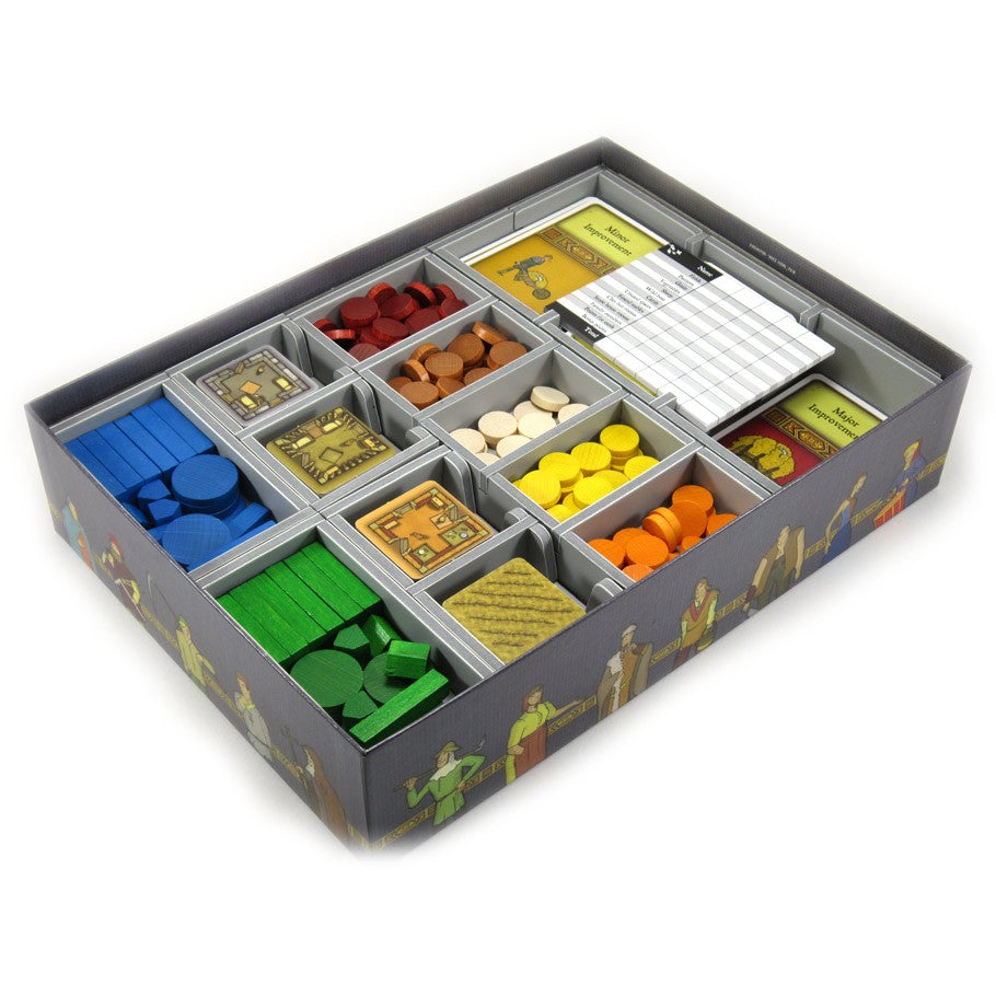 Folded Space Box Insert for Agricola Board Game Organization Folded Space   