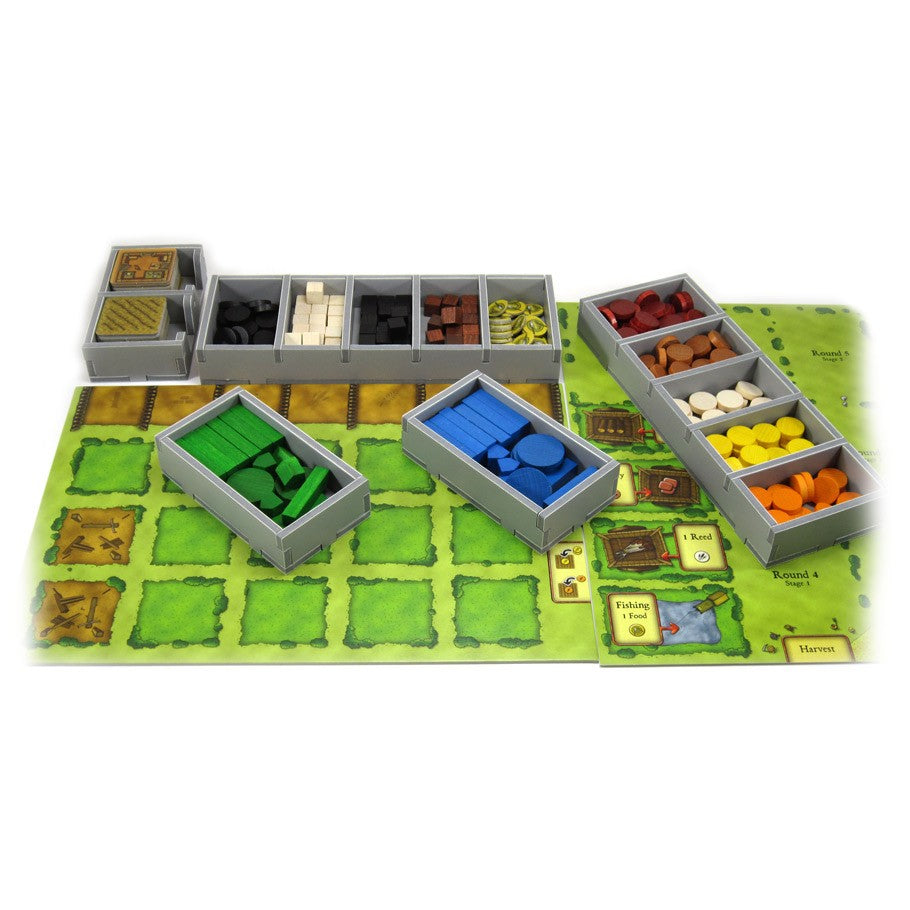 Folded Space Box Insert for Agricola Board Game Organization Folded Space   