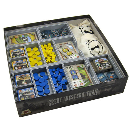 Folded Space Box Insert for Great Western Trail & Expansion Board Game Organization Folded Space   