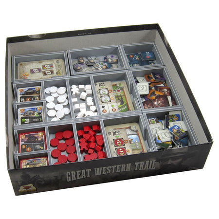 Folded Space Box Insert for Great Western Trail & Expansion Board Game Organization Folded Space   