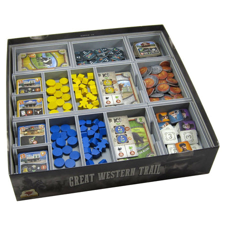 Folded Space Box Insert for Great Western Trail & Expansion Board Game Organization Folded Space   