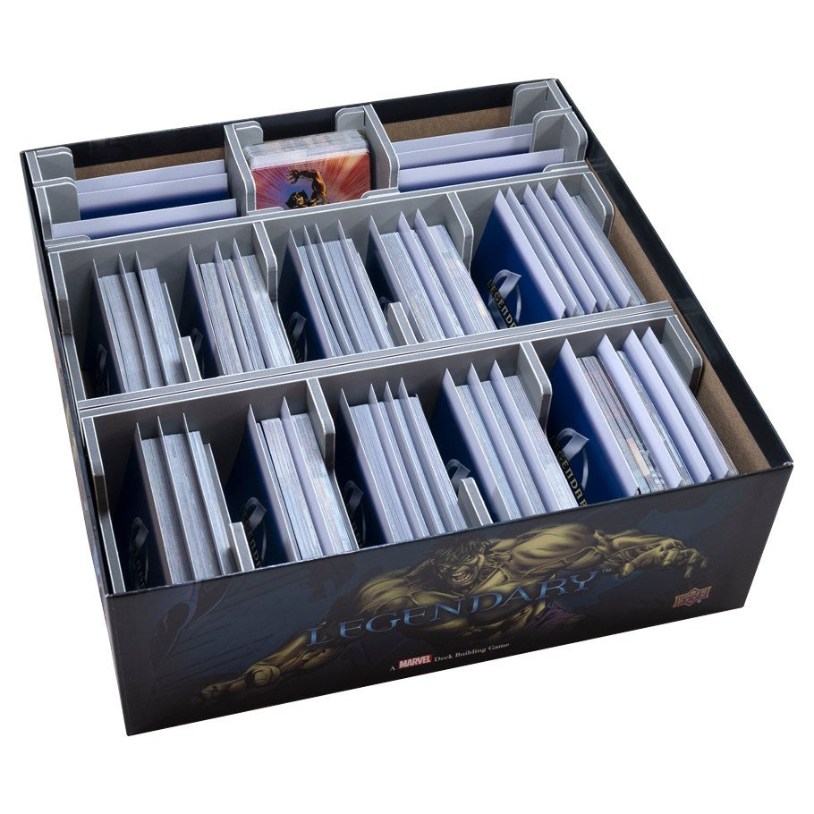 Folded Space Box Insert for Legendary Marvel Deck Building Game + Expansions Board Game Organization Folded Space FDS Legendary Marvel DBG