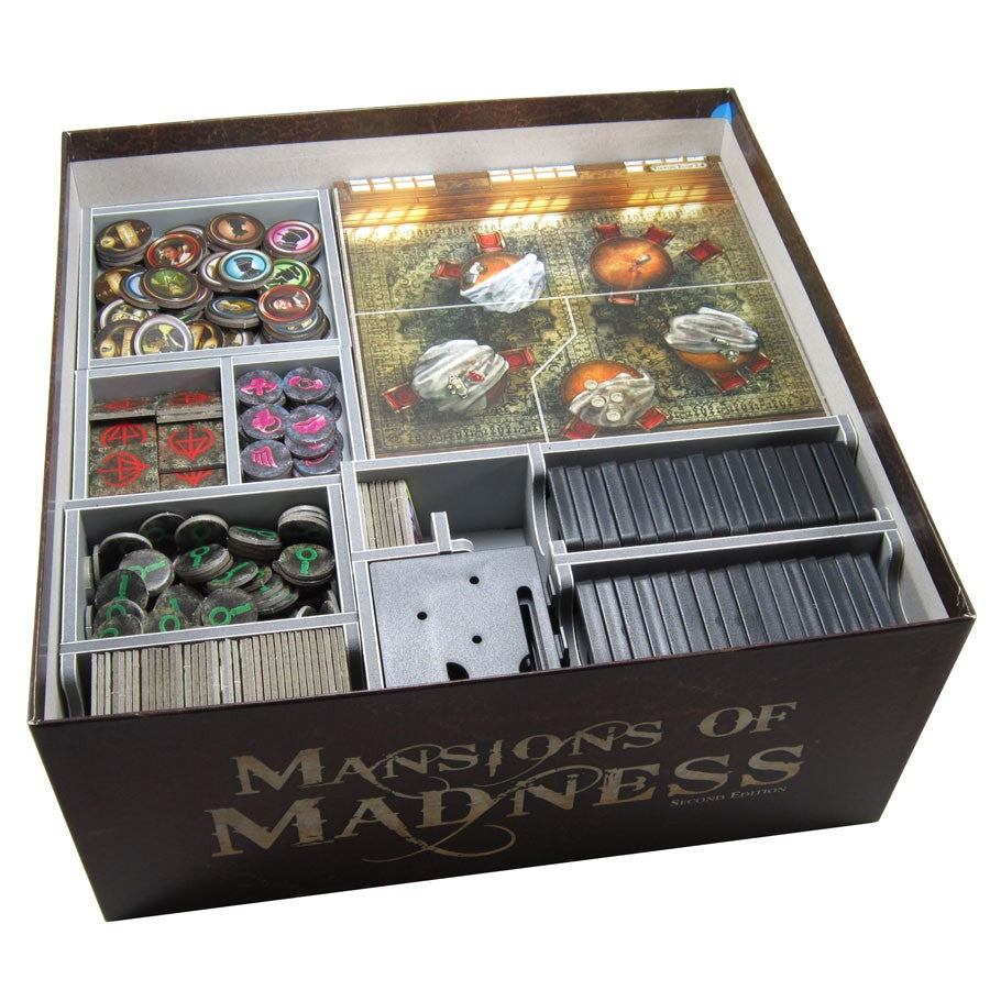 Folded Space Box Insert for Mansions of Madness 2nd Edition & Expansions Board Game Organization Folded Space   