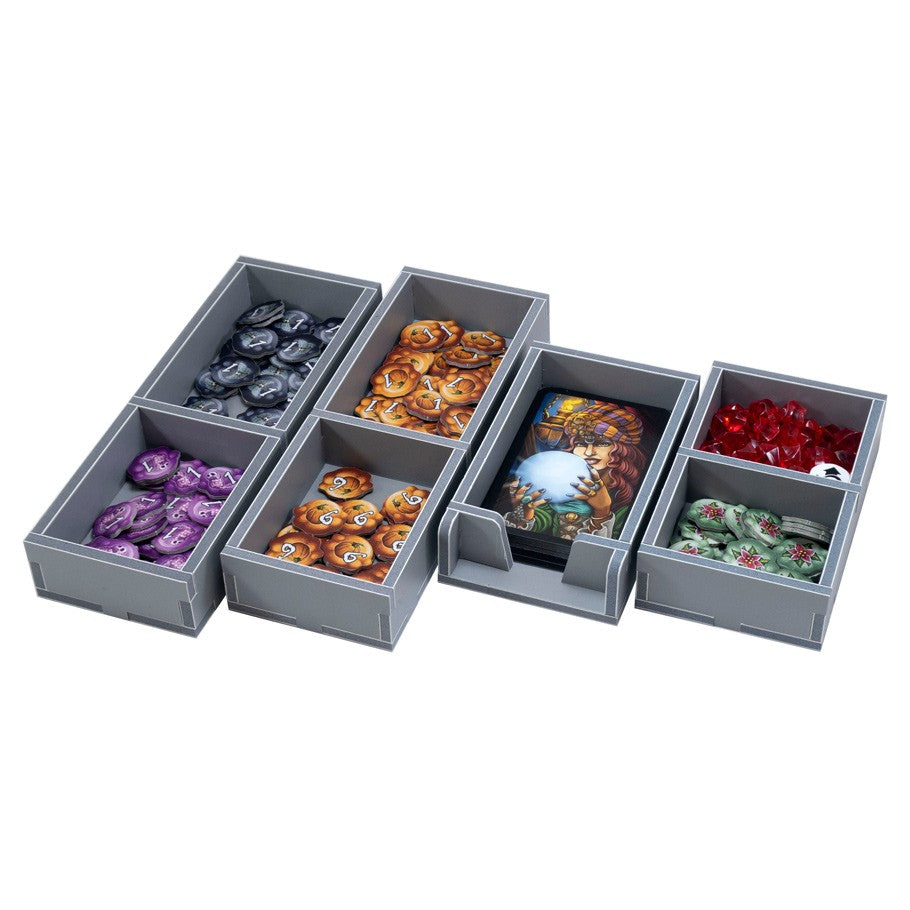 Folded Space Box Insert for Quacks of Quedlinburg & Expansion Board Game Organization Folded Space   
