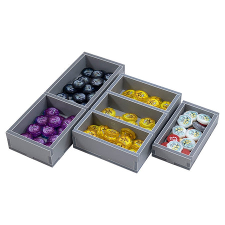 Folded Space Box Insert for Quacks of Quedlinburg & Expansion Board Game Organization Folded Space   