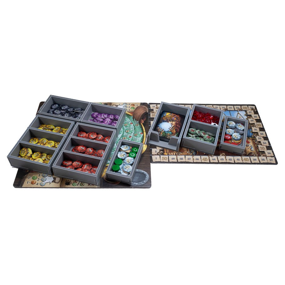 Folded Space Box Insert for Quacks of Quedlinburg & Expansion Board Game Organization Folded Space   