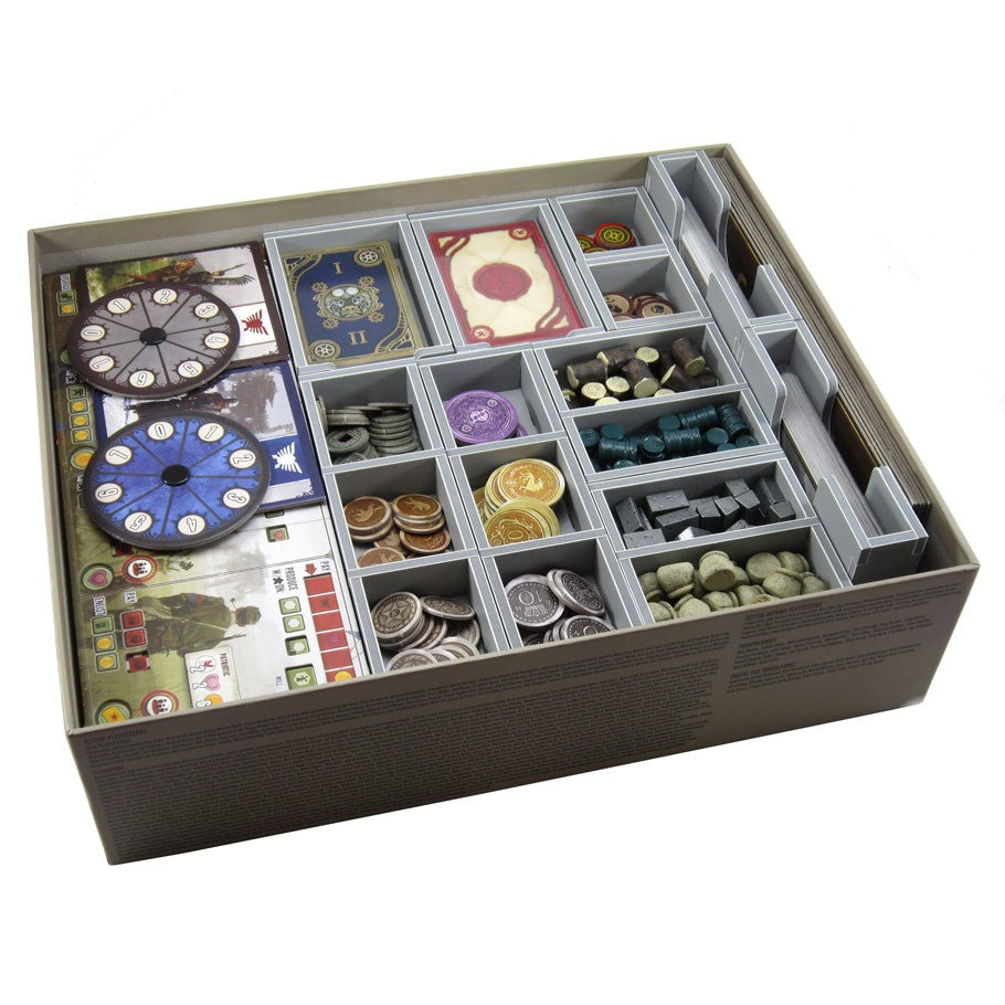Folded Space Box Insert for Scythe & Invaders From Afar Board Game Organization Folded Space   
