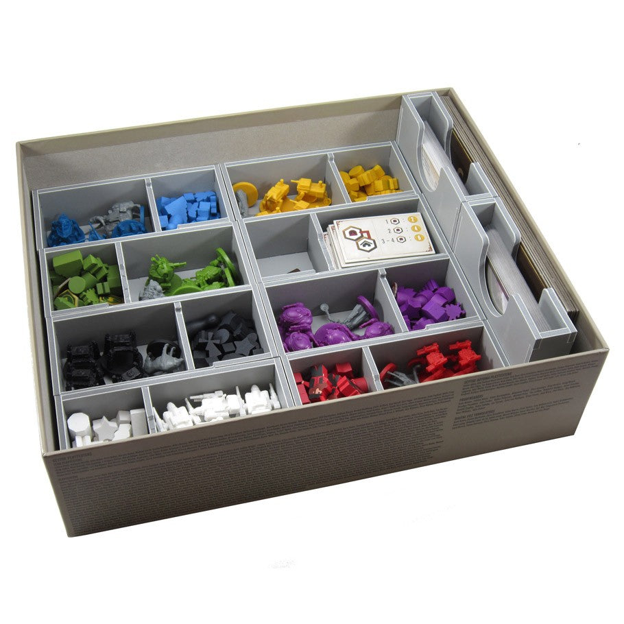 Folded Space Box Insert for Scythe & Invaders From Afar Board Game Organization Folded Space   