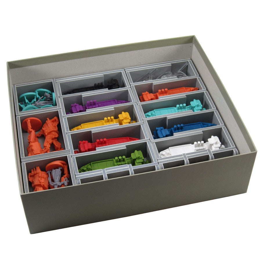 Folded Space Box Insert for Scythe: Fenris and Wind Gambit Expansions Board Game Organization Folded Space   