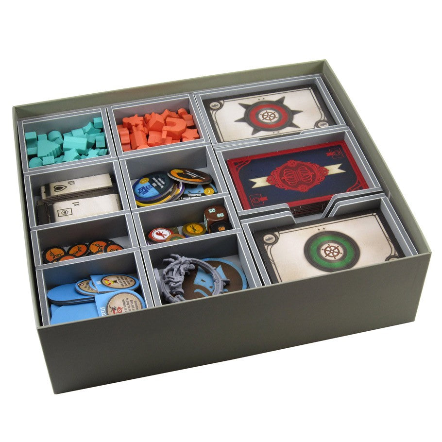 Folded Space Box Insert for Scythe: Fenris and Wind Gambit Expansions Board Game Organization Folded Space   