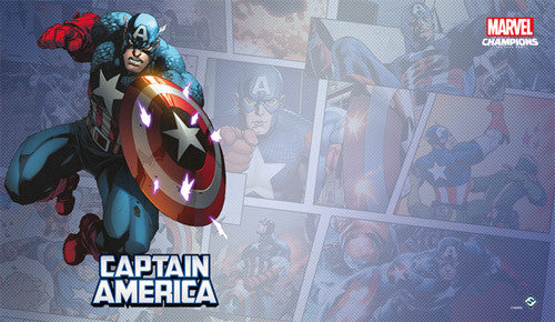 Marvel Captain America Playmat Card Games Asmodee   