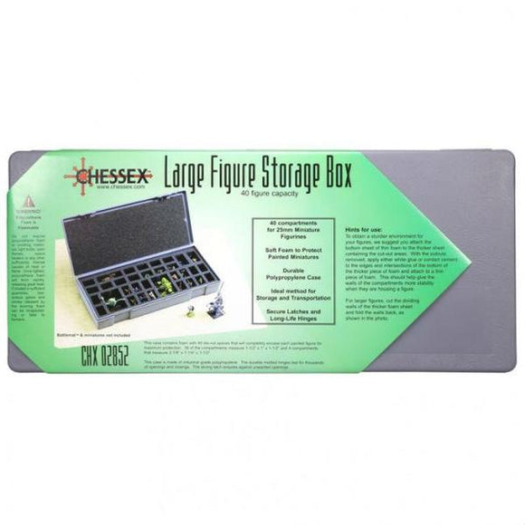 Chessex Large Figure Storage Box (40 capacity) (02852) Dice Chessex   