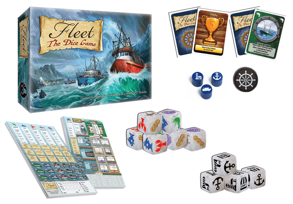 Fleet Dice Game + Expansion Board Games Eagle Gryphon Games   