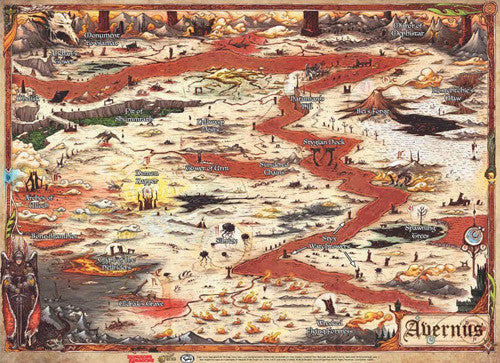 D&D 5e Baldur's Gate Descent Into Avernus - Avernus Map RPG Maps Gale Force Nine